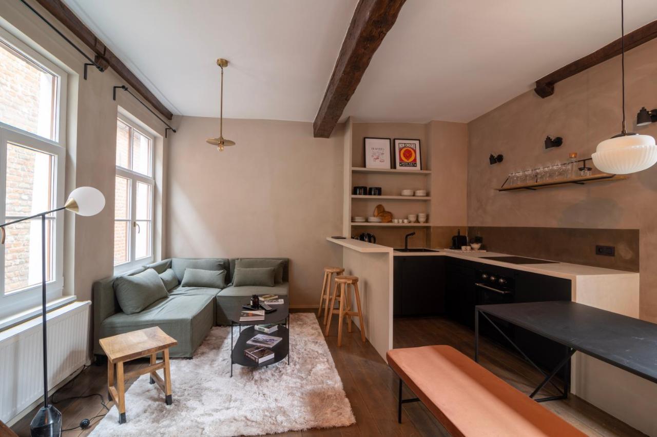 Lovely Triplex In The Heart Of Le Sablon บรัสเซลส์ ภายนอก รูปภาพ